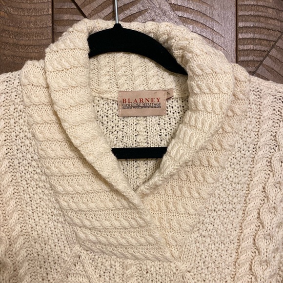Blarney Woollen Mills Irish Wool Knit Sweater - Picture 6 of 11